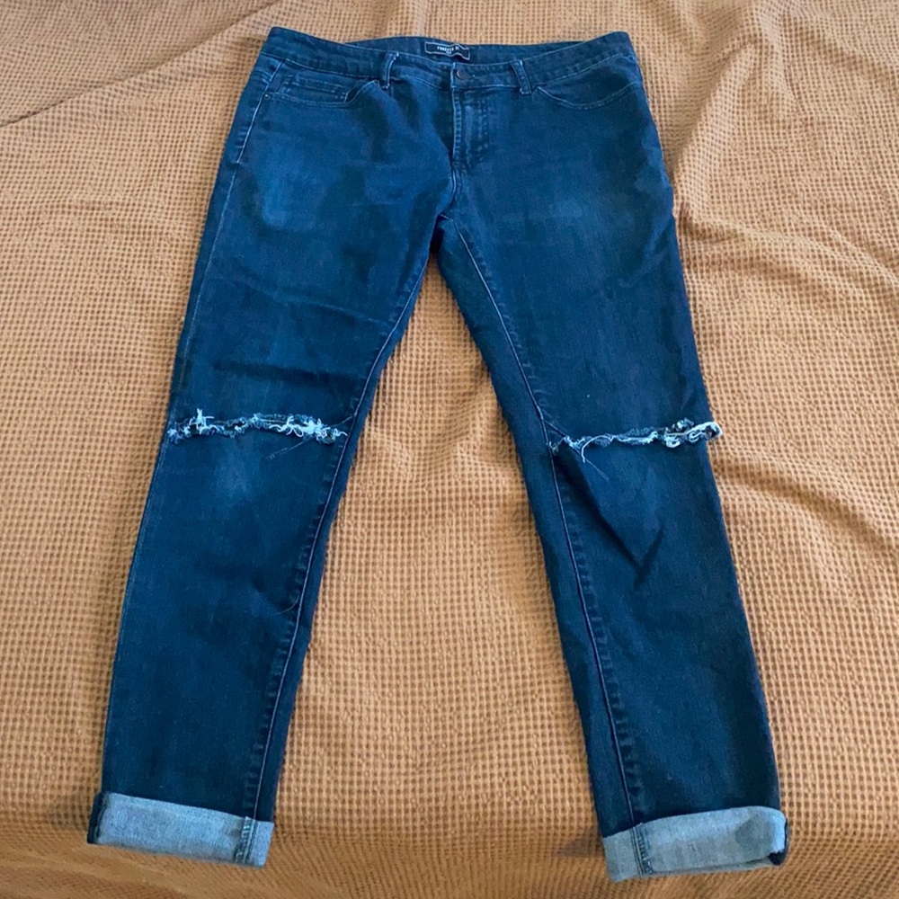 Forever 21 dark denim jeans